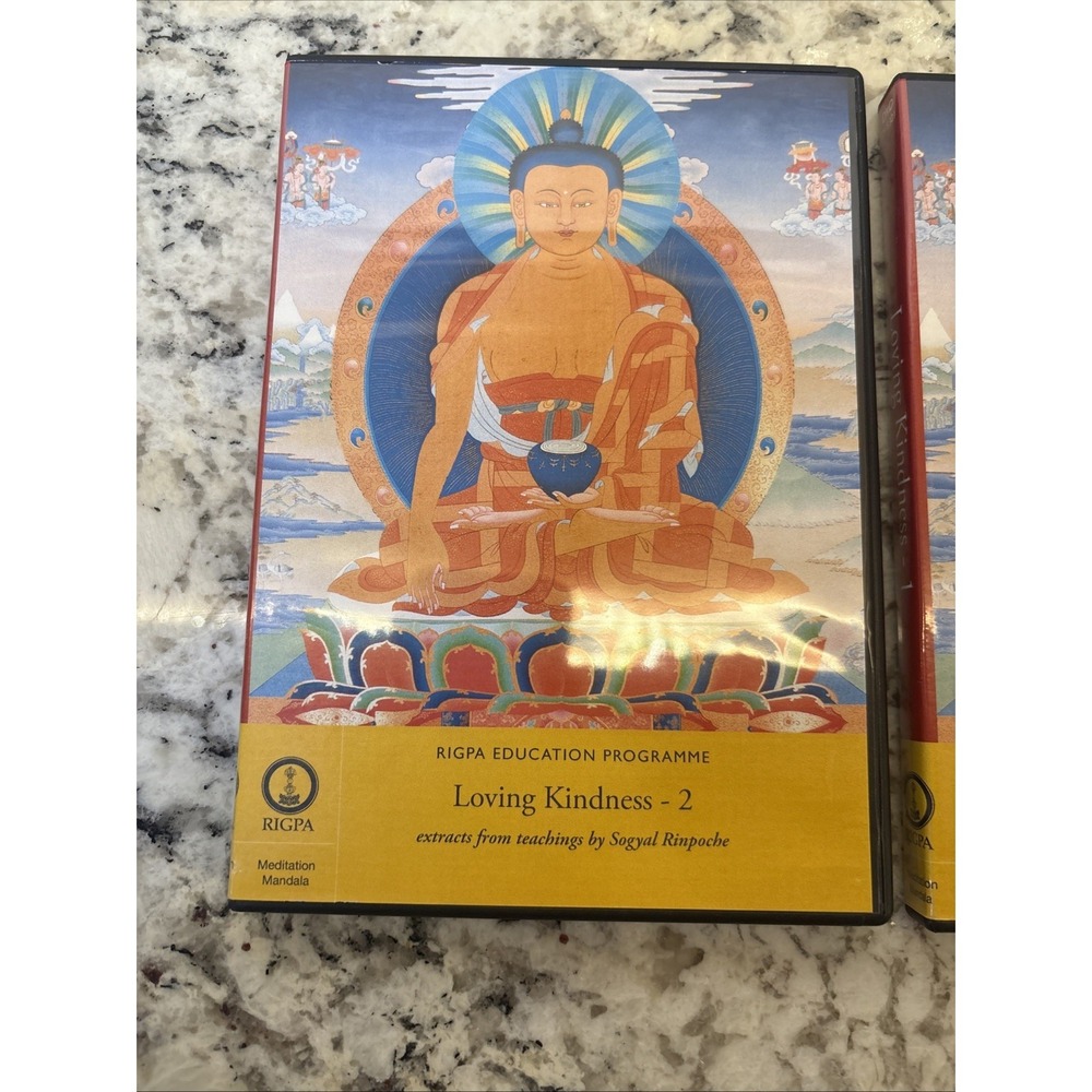 Sogyal Rinpoche DVD Loving Kindness One & Two Buddha's Teachings Rigpa buddhism - Picture 2 of 9
